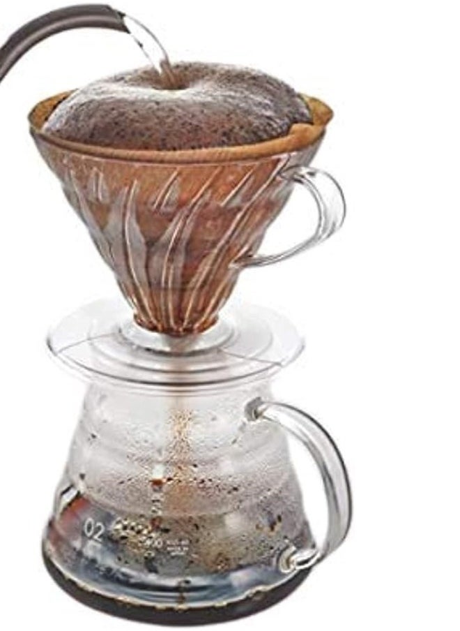 RANK - Drip Set V60 Coffee Machine Consisting Of Funnel And Glass Server - Image 1