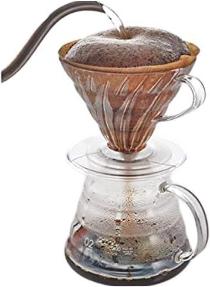 RANK - Drip Set V60 Coffee Machine Consisting Of Funnel And Glass Server - Image 1