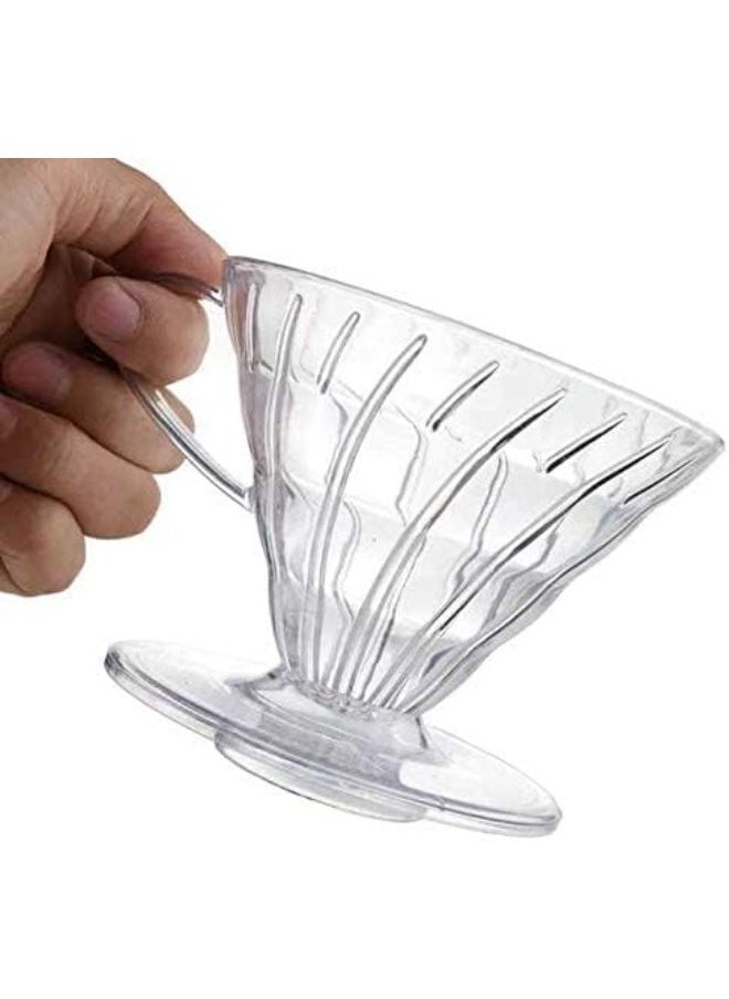 RANK - Drip Set V60 Coffee Machine Consisting Of Funnel And Glass Server - Image 1