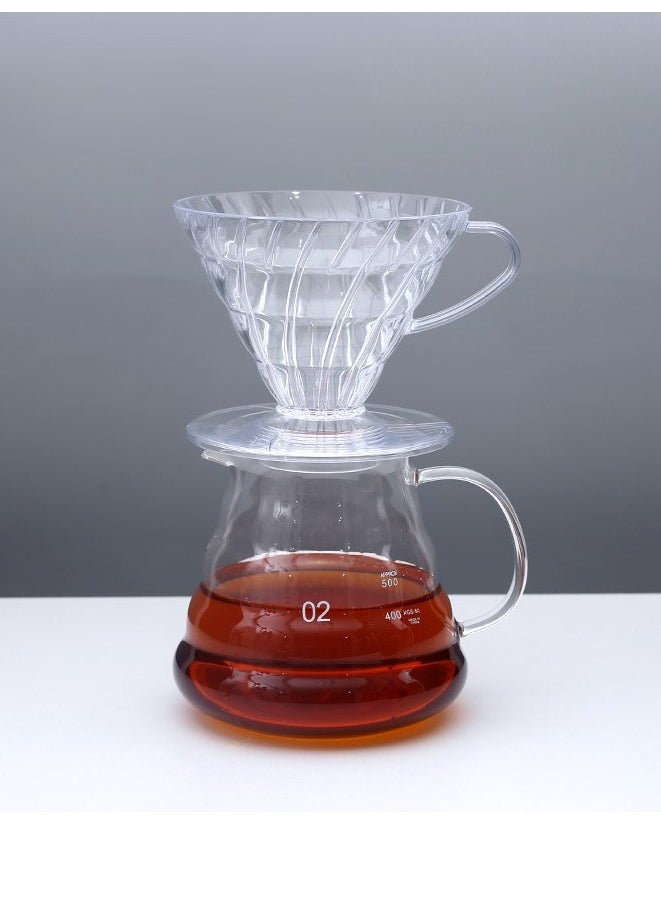 طقم تقطير v60 ألة قهوة مكونة من قمع  و سيرفر زجاجي - pzsku/ZC9B664042C345A624E5CZ/45/_/1739881958/5fea2bb0-6492-414c-88bb-9c7a195e0c35