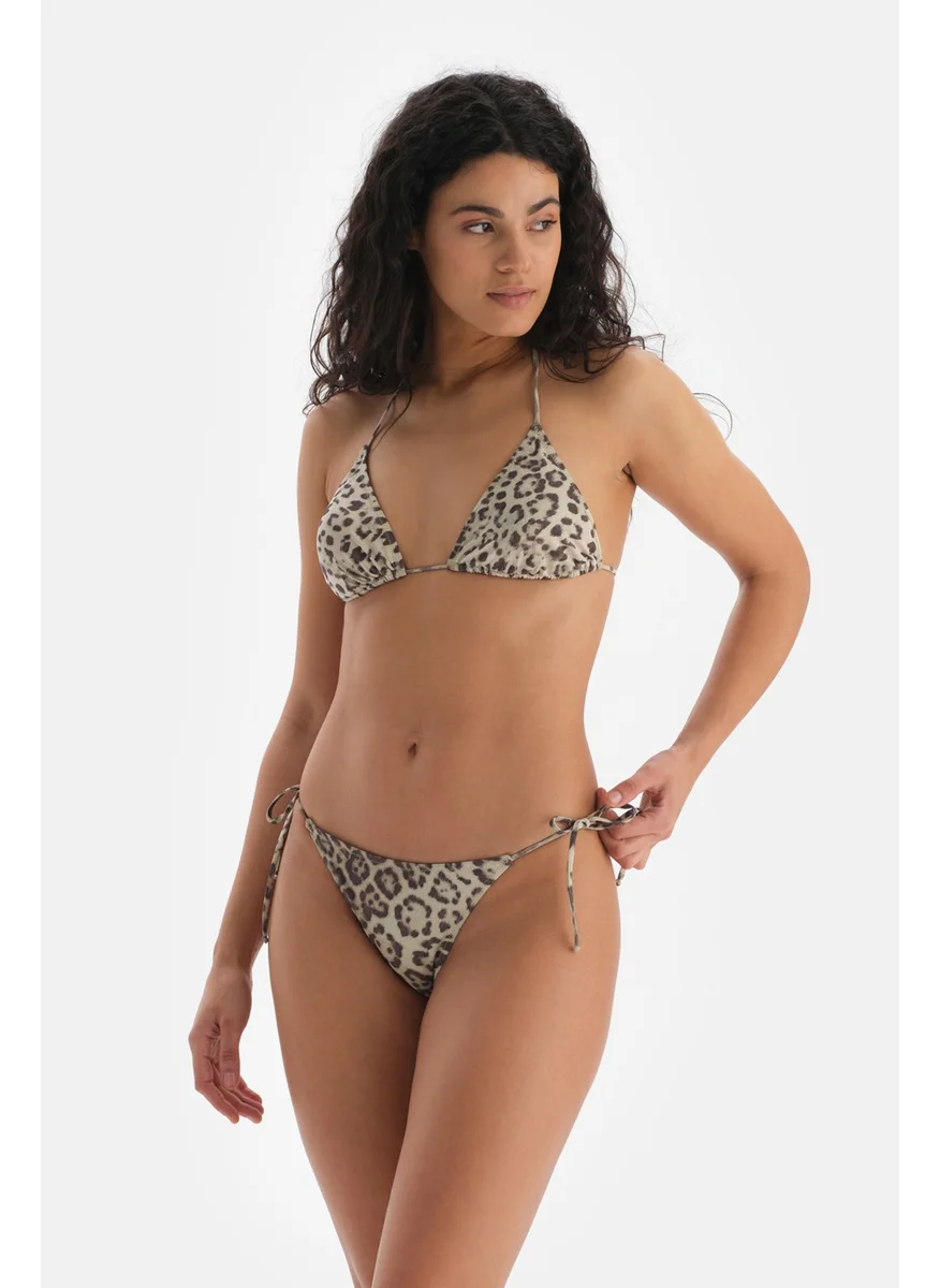 داجي Brown Brazilian Bikini Bottom