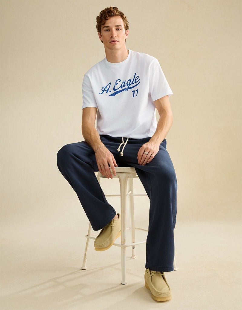 American Eagle AE Standard Fit Graphic Logo T-Shirt - Image 3
