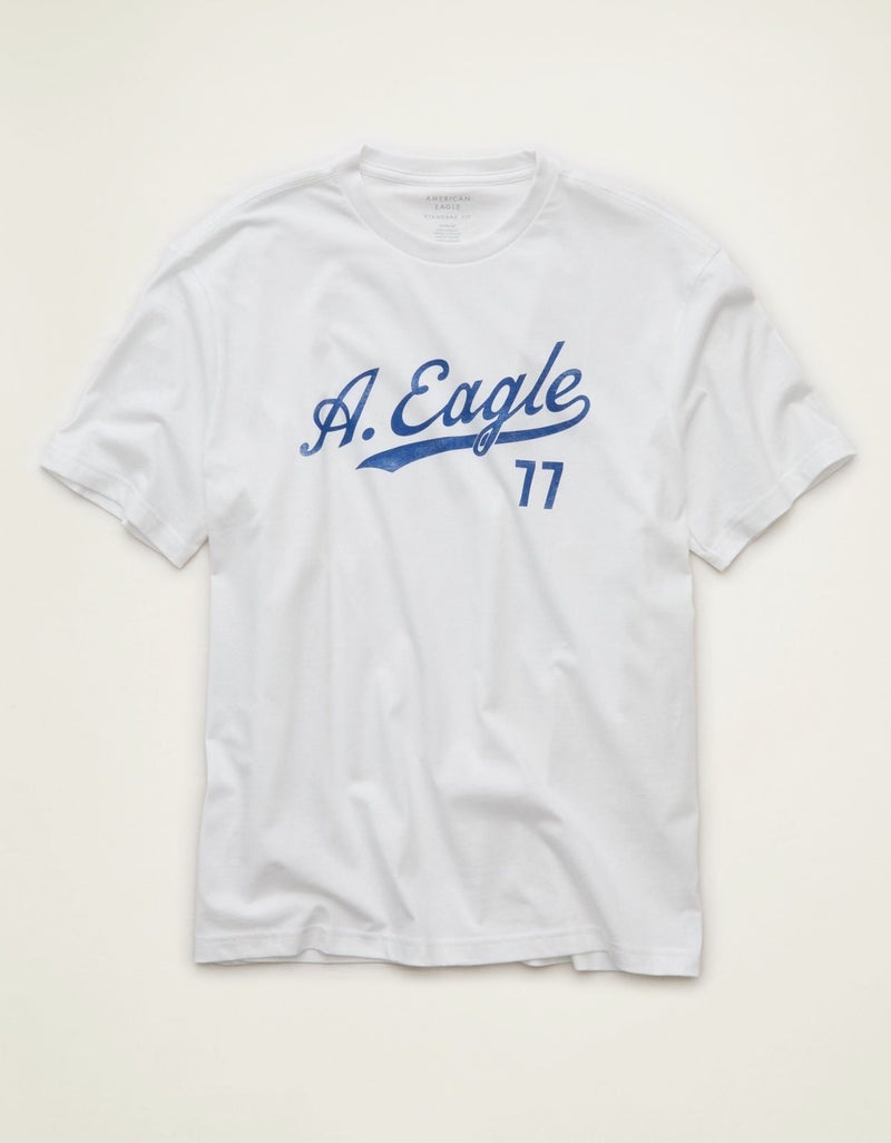 American Eagle AE Standard Fit Graphic Logo T-Shirt - Image 5