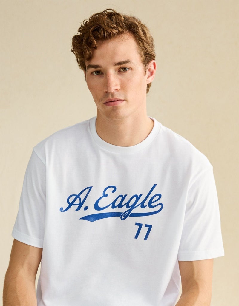 American Eagle AE Standard Fit Graphic Logo T-Shirt - Image 1