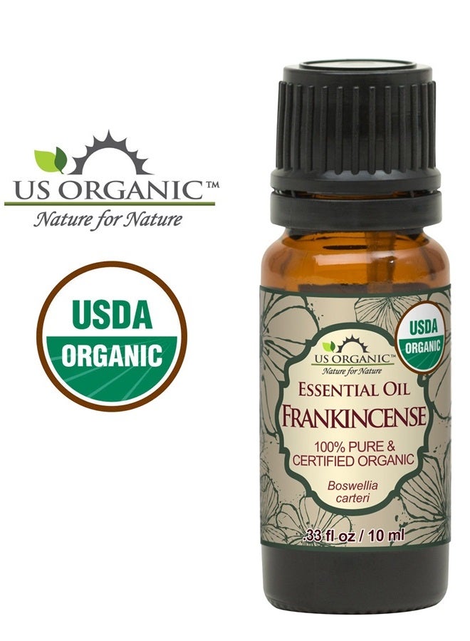 US Organic 100% Pure Frankincense (Boswellia Carteri) Essential Oil - USDA Certified Organic, Use Topically or in Diffuser - Perfect for Yoga or Meditation (10 ml) - Image 3
