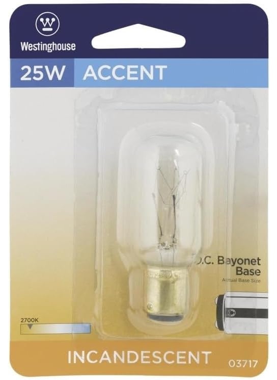 Westinghouse Westinghouse Lighting Corp 25watt T8 Clear Tubular Bulb  - Image 3
