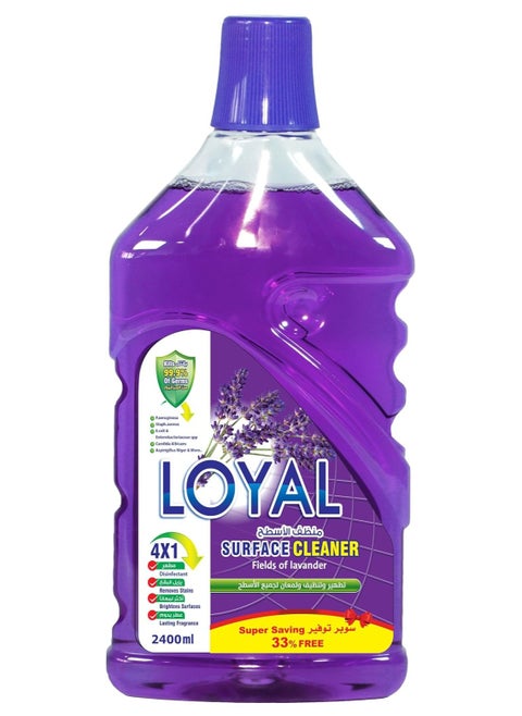 Generic Loyal Surface Cleaner Liquid, Lavender & Jasmine, Red, 800ml