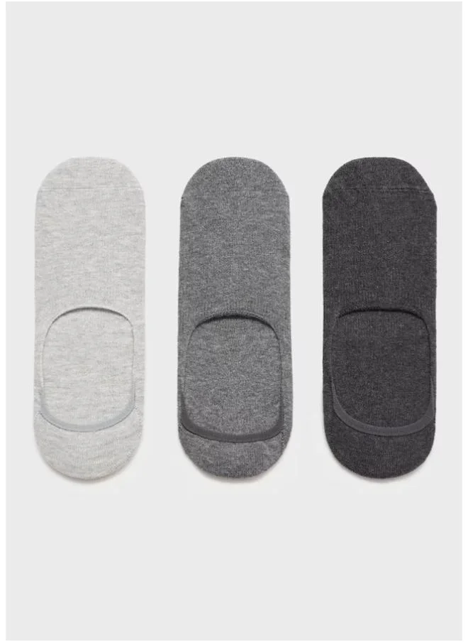 مانجو مان 3 Pack Ankle Socks