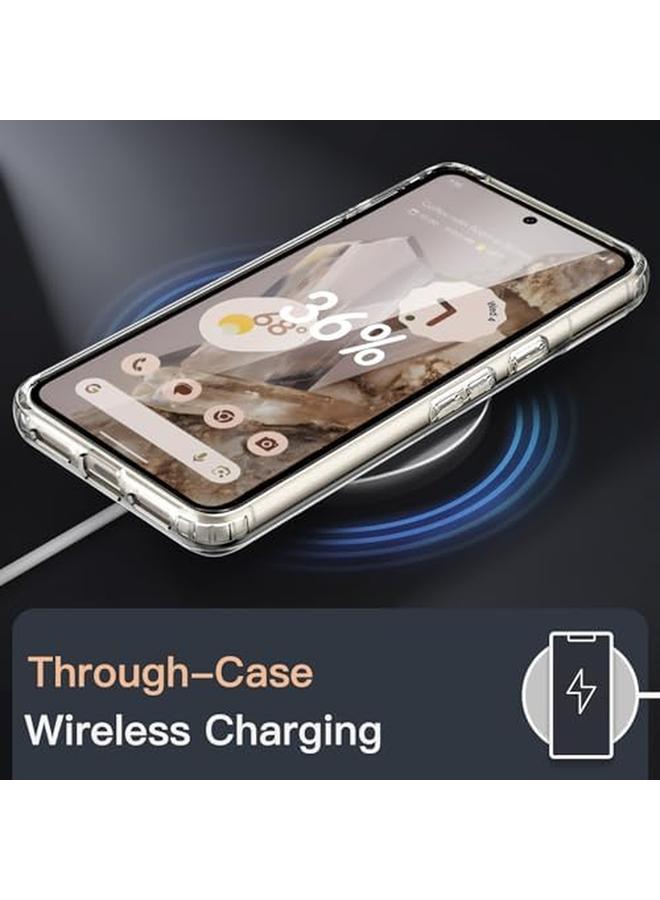 جي تيك جراب لهاتف Google Pixel 8 Pro مقاس 6.7 بوصة 2023، جراب واقٍ مقاوم للصدمات غير قابل للاصفرار ومضاد للخدش وظهر صلب شفاف من مادة البولي كربونات - Image 5