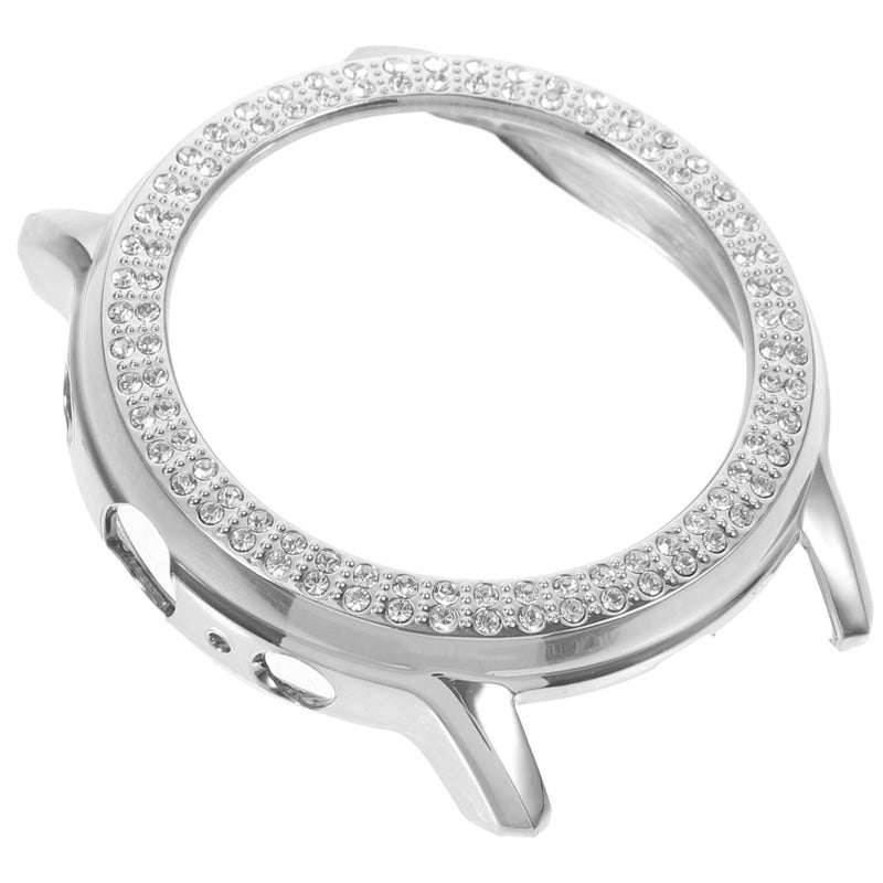 Elegant Rhinestone Watch Protective Case Silver 4 4x4 4 Cm Scratch Resistant Cover - Image 2