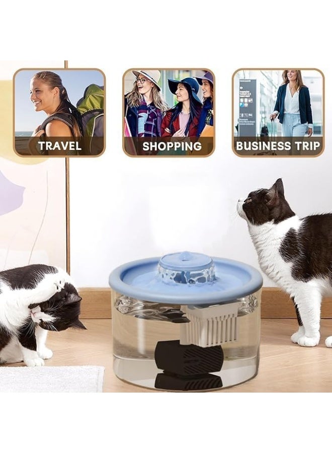 Neostyle NeoStyle Cat Water Dispenser, 1L Ultra Quiet Pet Water Dispenser, Intelligent Pet Water Dispenser with Automatic Circulation Filtration, Suitable for Cats, Dogs and Other Pets  - Image 4