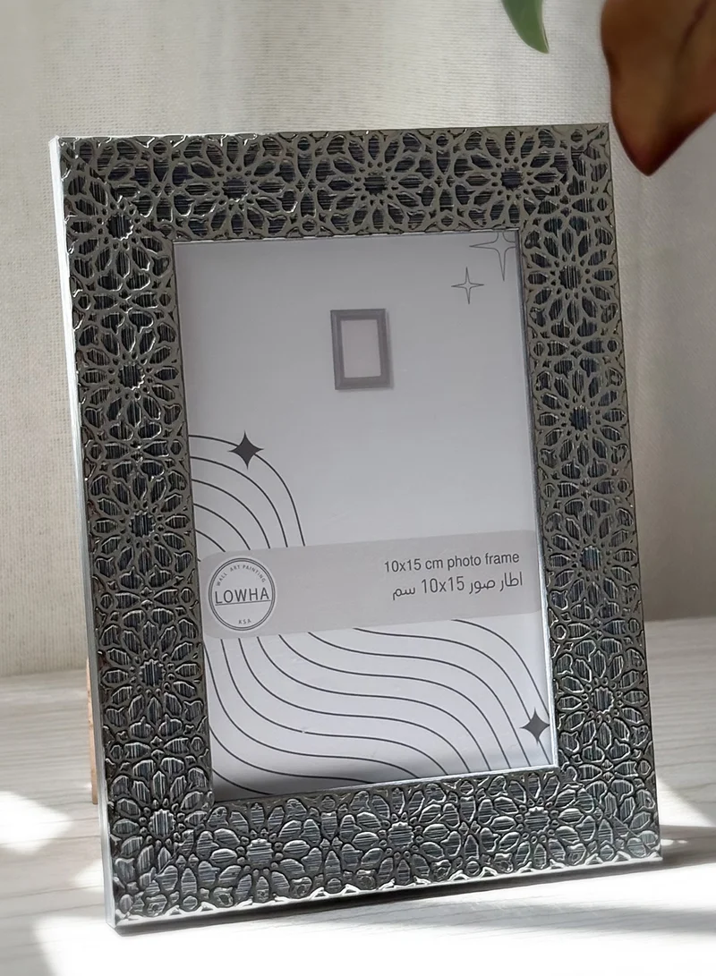 LOWHA Ornate Tabletop Picture Photo Frame with MDF Backing Includes Built-in Stand and Acrylic Front