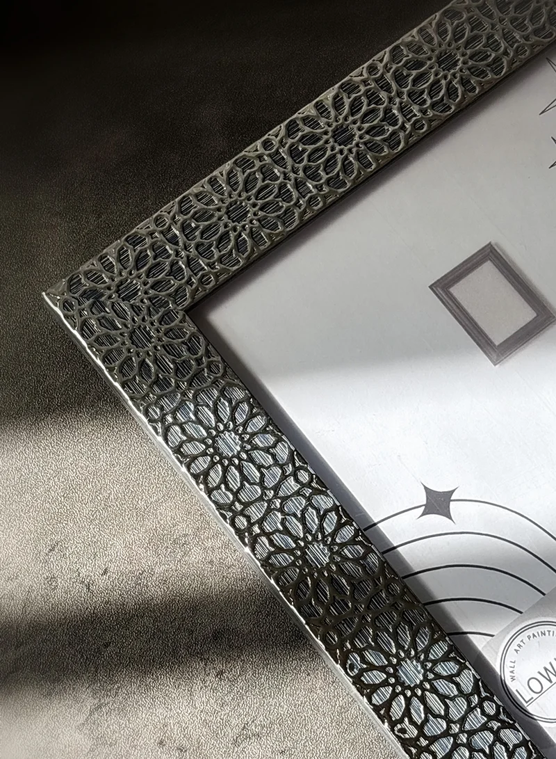 LOWHA Ornate Tabletop Picture Photo Frame with MDF Backing Includes Built-in Stand and Acrylic Front