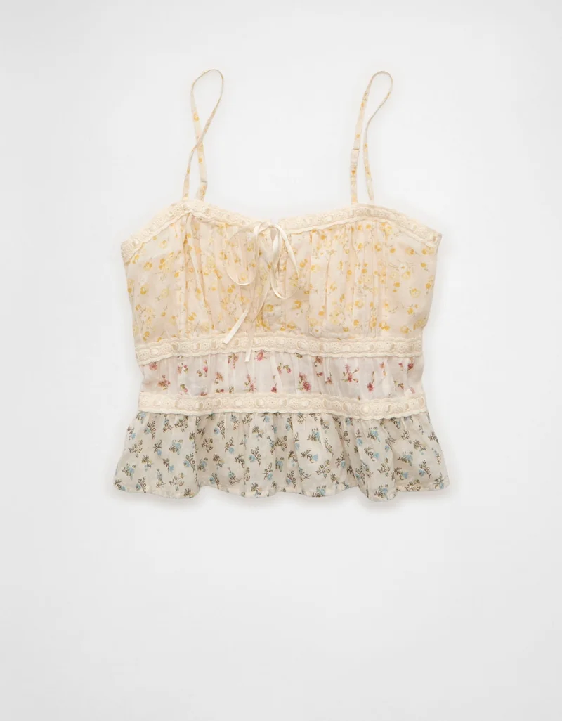 American Eagle  AE Patchwork Cami for Women | Best Price UAE