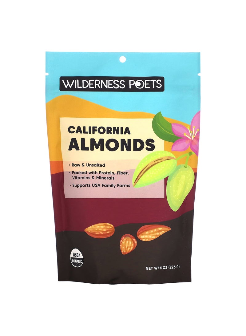 Organic California Almonds, 8 oz (226 g)