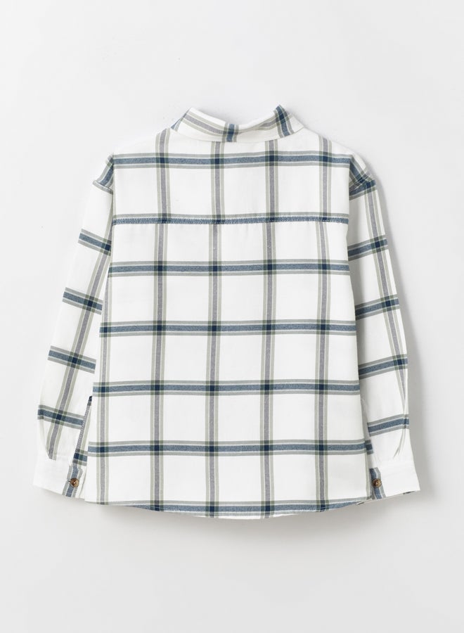 LC WAIKIKI Comfortable Fit Plaid Boy Shirt - Image 3