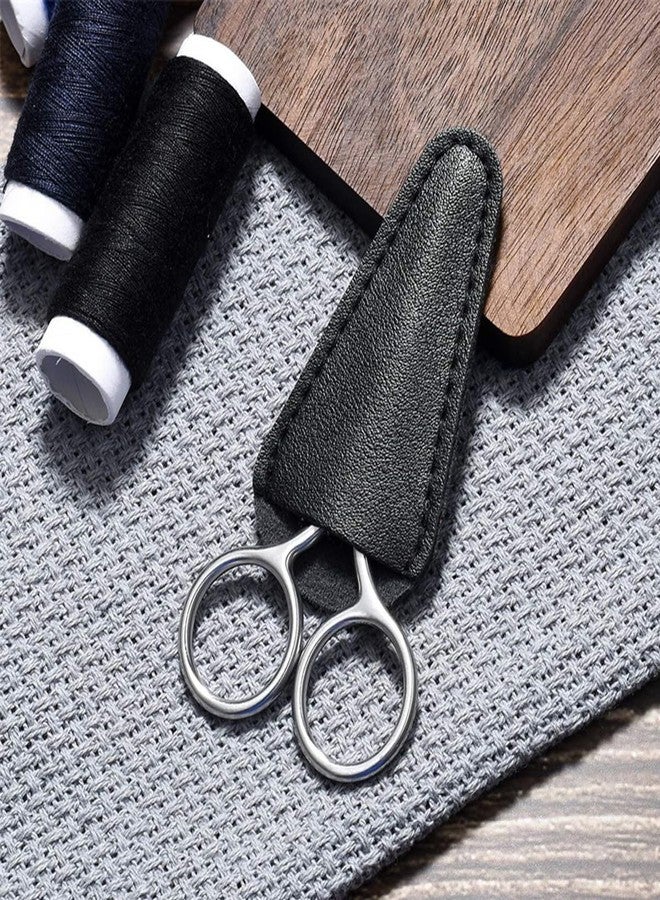 KuuGuu 16 PCS Scissor Tip Covers Sewing Scissor Sheath Cover Safety Synthetic Leather Sheath Scissors Protector - Image 4