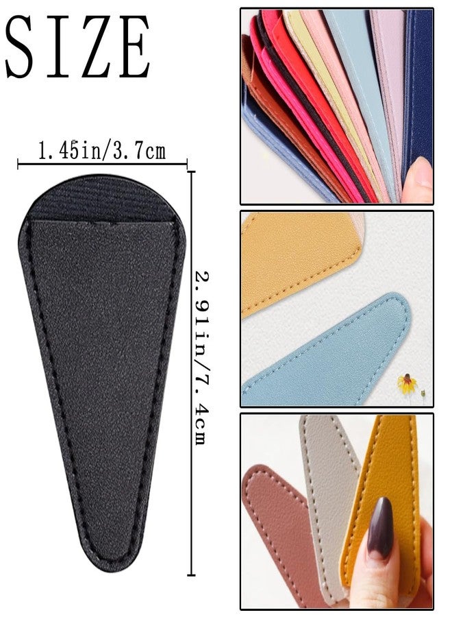 KuuGuu 16 PCS Scissor Tip Covers Sewing Scissor Sheath Cover Safety Synthetic Leather Sheath Scissors Protector - Image 2