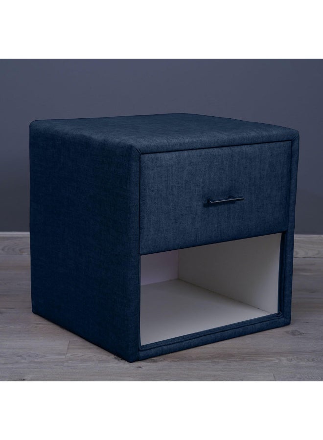 Pan Home Emirates Single Drawer Night Stand-Chanel~Navy Blue  - Image 5