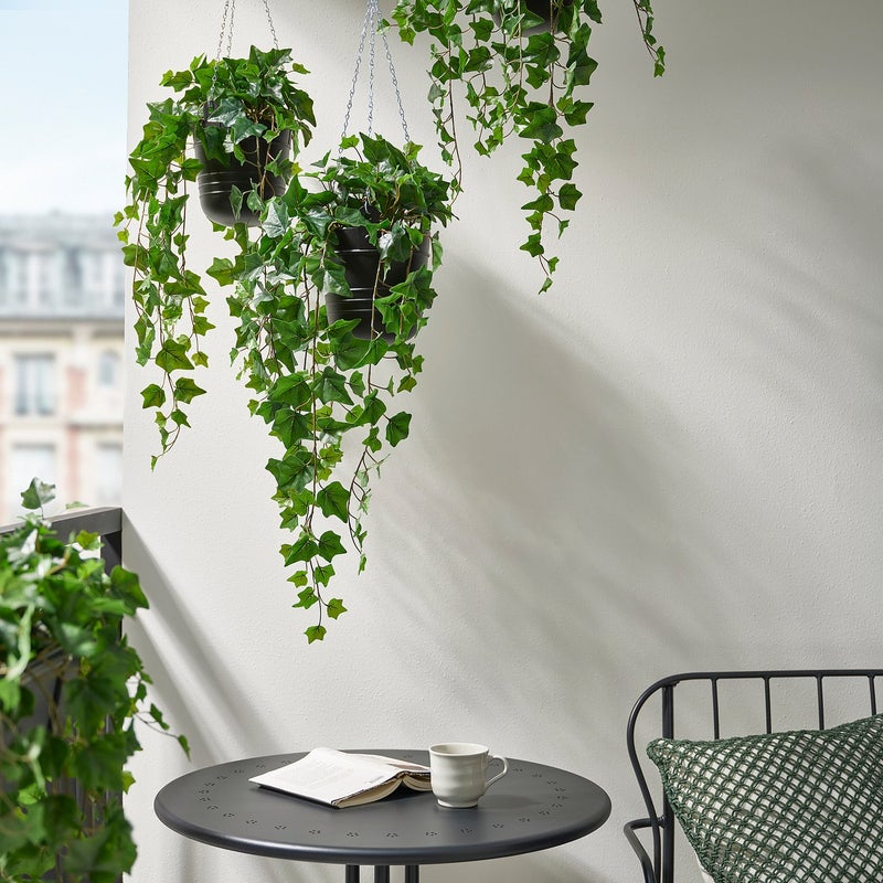 FEJKA Artificial Potted Hanging Ivy Plant, In/Outdoor, 15 cm Pot - Image 3