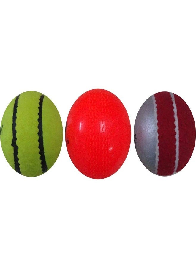 WASAN Cricket Balls Gift Set - 2 Tennis Balls 2 Wind Balls 2 Swing Sting Balls - Image 2
