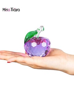 Crystal Apple Creative Ornament Craft Trinket Art Glass Fruit Collectible Figurine Home Decor Gift - pzsku/ZC9B7532E2747696E41F5Z/45/_/1683704823/1dc3cfe9-bd8b-48d0-8e63-53a6694cc94a