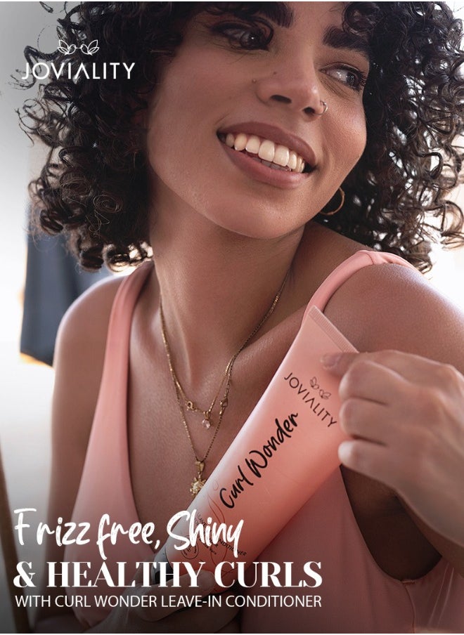 JOVIALITY - Curly Queen(Curl Wonder leave in 240ml + CW Styling gel 270ml) - Image 1