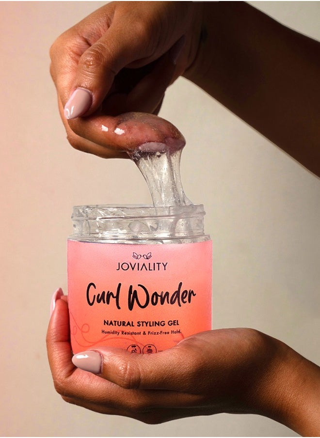 JOVIALITY - Curly Queen(Curl Wonder leave in 240ml + CW Styling gel 270ml) - Image 1