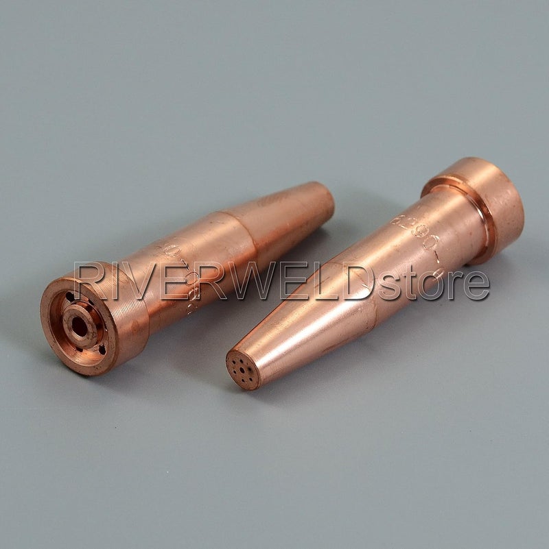 RIVERWELD رؤوس قطع الأسيتيلين 6290 الحجم 0 و 6290-0 لشفاط الأكسجين أوكسى أوكسى وقود مصنوعة من النحاس عبوة من 2 - Image 3