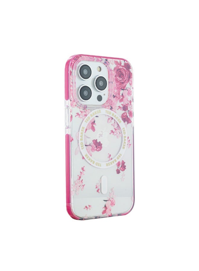 Ted Baker iPhone 15 Pro Antishock & Magsafe Case - Scattered Flowers  - Image 4