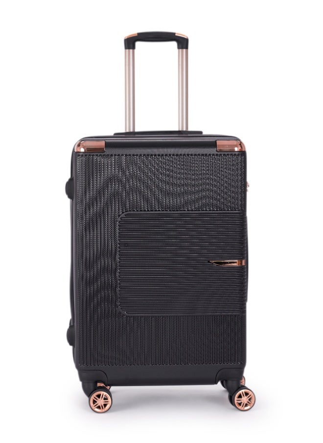ليمرا طقم شنط سفر مكون من 6 حقائب أمتعة لون أسود بمقاس 32"/28"/24"/20"/15"/12 انش  - Image 5