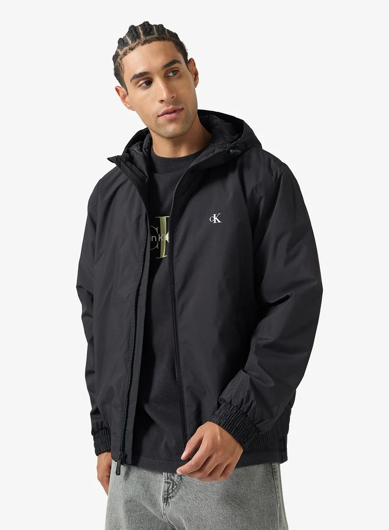 Logo Zip Through Jacket