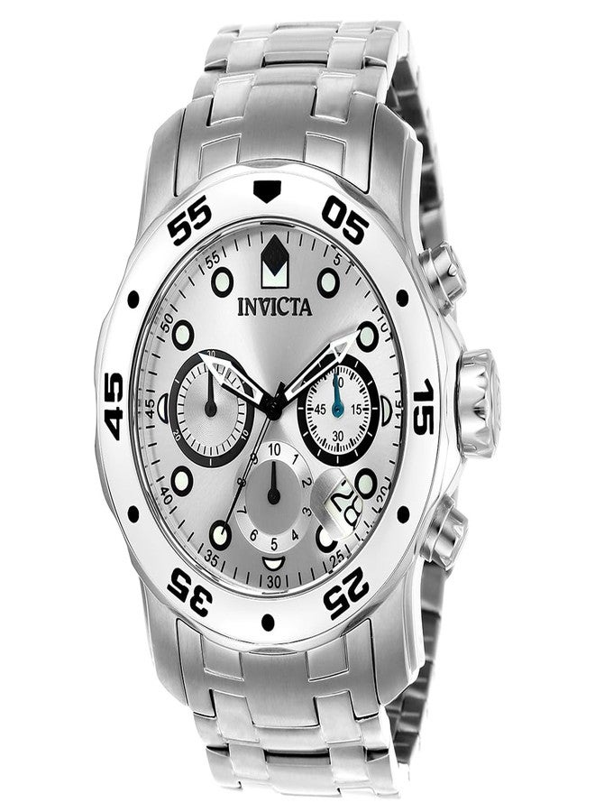 Invicta Mens Quartz Watch, Analog Display and Stainless Steel Strap 0071 - Image 1