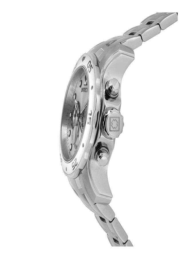 Invicta Mens Quartz Watch, Analog Display and Stainless Steel Strap 0071 - Image 2