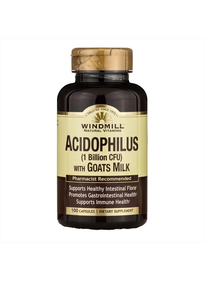 WINDMILL - Acidophilus W/Goat Milk Caps 100's Windmill - Image 1