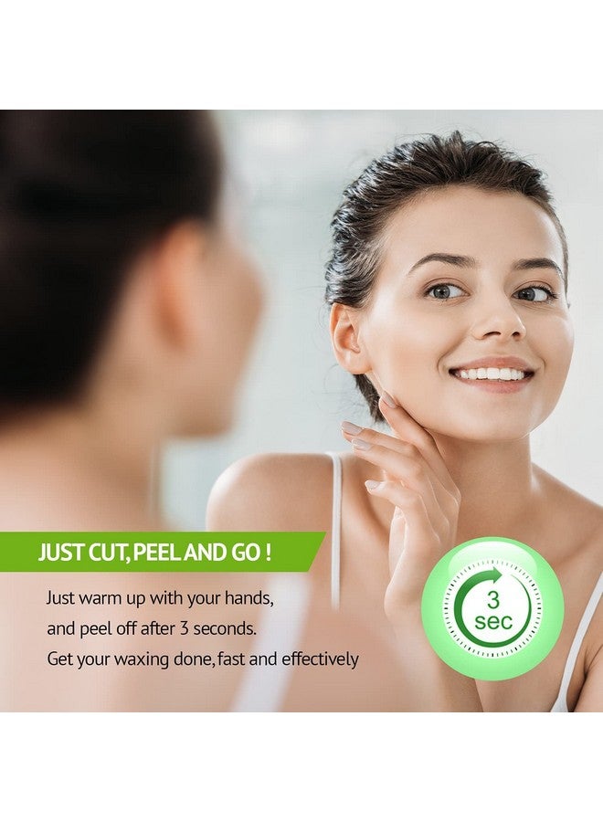 Aternal Facial Wax Strips-20 Strips, Facial Hair Removal for Women, Hair Remover Waxing Kit for Face Eyebrow Upper Lip Cheek, Waxing Strips for All Skin Types with 3Pcs Eyebrow Razor - Image 5