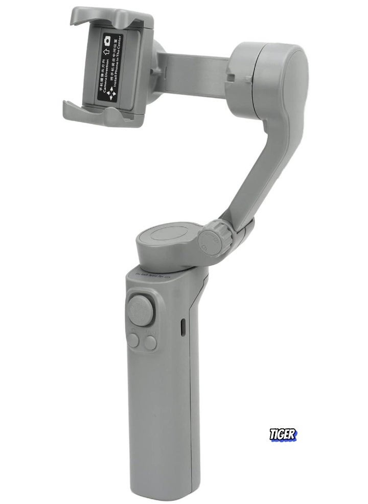 TIGER Smartphone Gimbal Stabilizer F5 – 3-Axis Foldable Handheld Gimbal with Tripod, Vlogging Stabilizer for Smooth Video Recording, Face Tracking, Youtuber Tools for Stable Footage and Professional Quality - Image 1