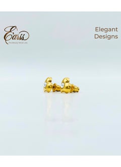 Puffed Heart with Zirconia Gold | Stainless Steel | 18K Gold Plated - pzsku/ZC9B7AA385C5BA3F0388EZ/45/_/1738584662/855edad4-5c6d-466c-b3fe-134e52aec298