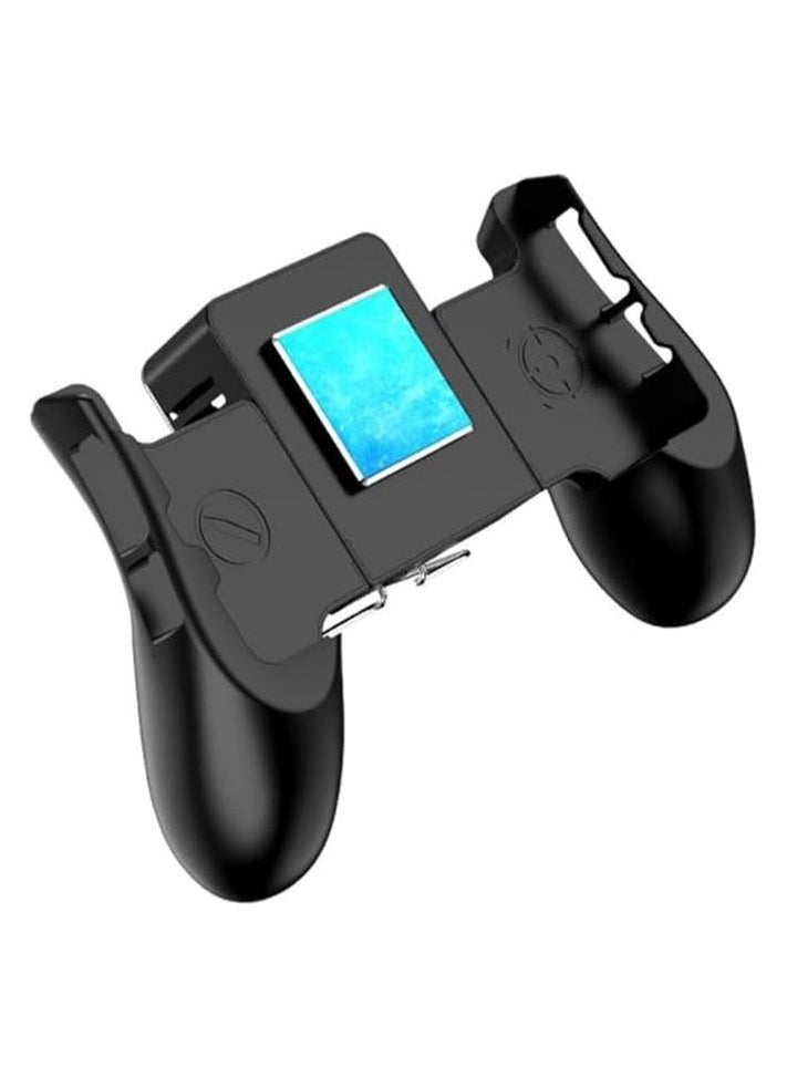 PROMASS Mobile Game Radiator, Gamepad Active Cooling Fan Phone Game Controller Grip Heat Dissipation Suitable for 4.7-7.2 inch Phone (Black)  - Image 1