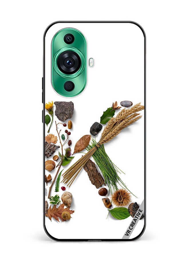 VR CREATIVE Protective Case Cover For Huawei nova 11 Ultra Alphabet K Design Multicolour - Image 1