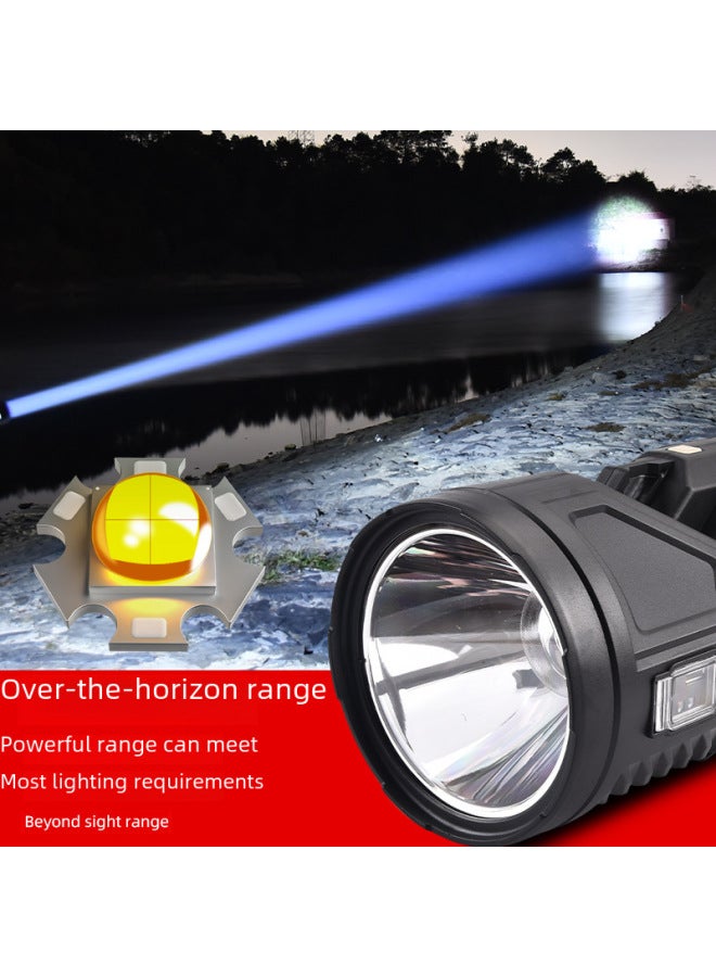Loquat P70 High-power Outdoor Led Flashlight Long-range Rechargeable Handheld Lighting Lantern Multifunctional Exploration Lamp-Color:W5161 -1 (large)  - Image 4