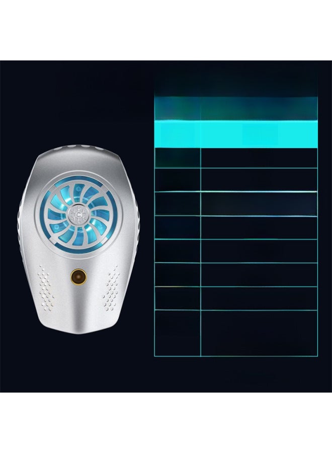 Semi-conductor Cooling Device Mobile Phone King Glory Live Broadcast Hair Styling Small Compact Mobile Phone Cooler-Product Color:K3 Semiconductor Silver  - Image 3