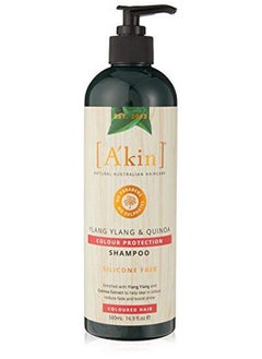A'kin Ylang Ylang & Quinoa Colour Protection Shampoo For Colour Treated Hair Free From Parabens Sulfates And Silicones 500 Ml  - Image 1