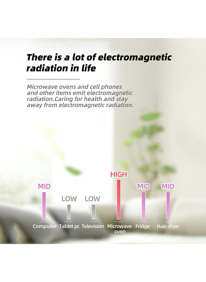 S20 Intelligent EMF Multimeter Electromagnetic Radiation Detector 3.5-inch Colored Display 9999 Counts Auto Range Rechargeable Universal Meter Radiation Monitor AC/DC Voltmeter Ohmmeter Test