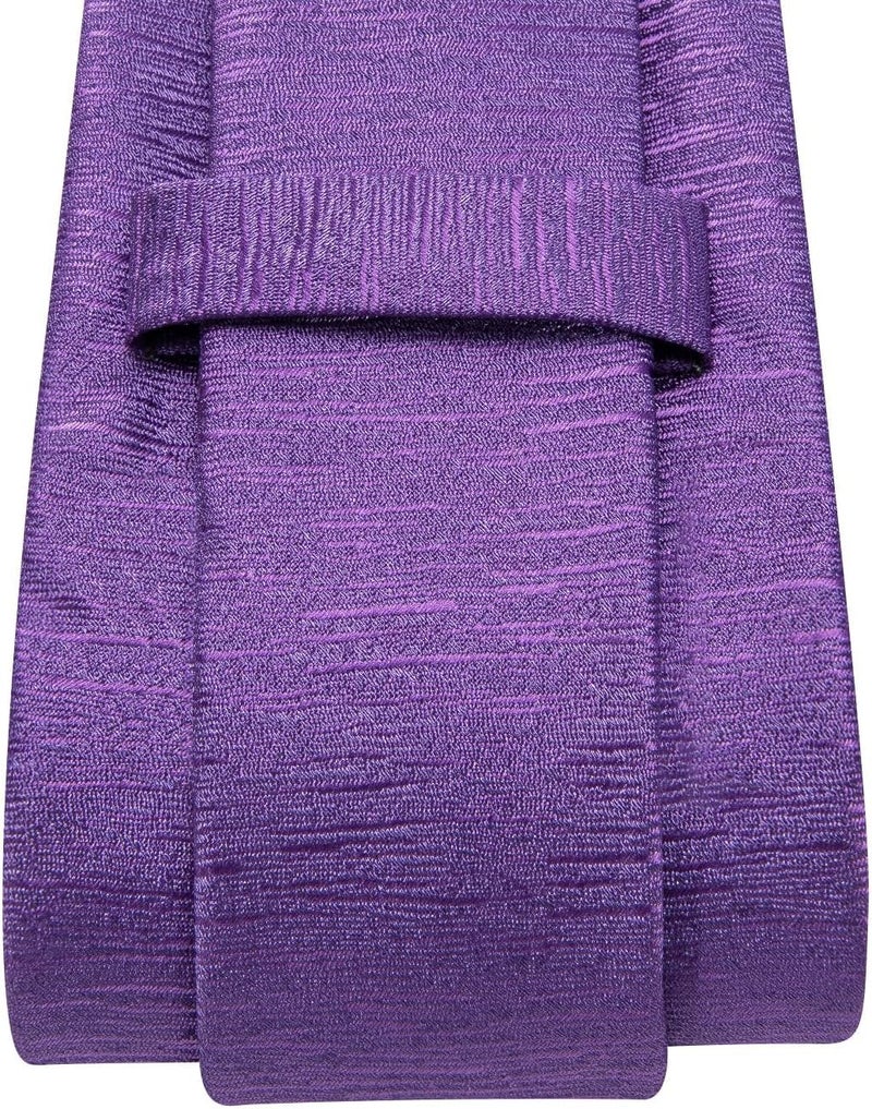Dubulle Mens Paisley Striped Tie WOVEN Necktie for Men and Handkerchief Cufflinks Set Wedding Formal Business - Image 3
