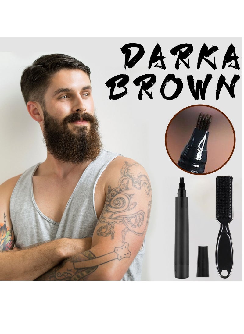 EELHOE - Beard Filler Pen Kit Dark Brown - Image 1
