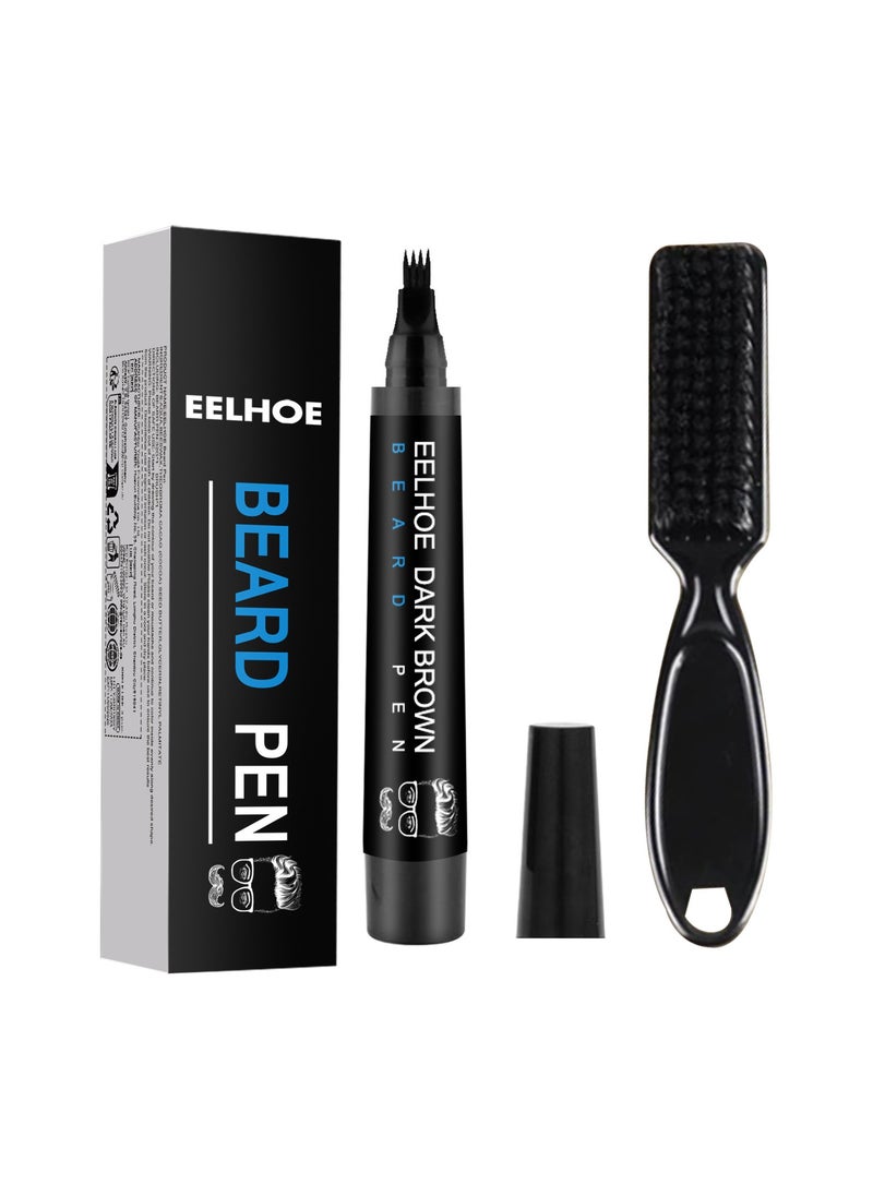 EELHOE - Beard Filler Pen Kit Dark Brown - Image 1