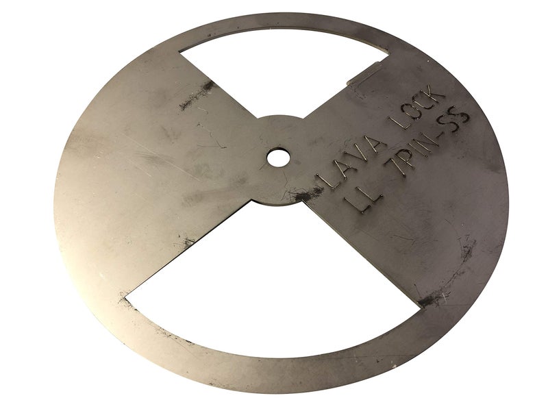 LavaLock® Stainless Steel Smoker Pinwheel BBQ fire Box Cook Chamber air Damper Pit Grill Vent (7 inch Round) - Image 5