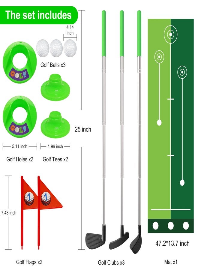 Dyienocs Toddler Golf Clubs Set,Retractable Toy Golf Clubs with Putting Mat for Kids Ages 2 3 4 5(Right Hand),Indoor Outdoor Mini Golf Game,Ideal Christmas Birthday Gift for Boys Girls Ages 3-5 - Image 4