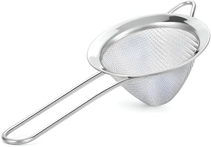 STAINLESS STEEL TEA STRAINERS FINE MESH COCKTAIL STRAINER CONICAL FOOD COLANDER PRACTICAL BAR TOOL 1 PCS SET